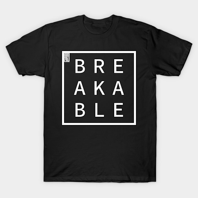 BREAKABLE Define Me Word Simple Classic Square Box T-Shirt by porcodiseno